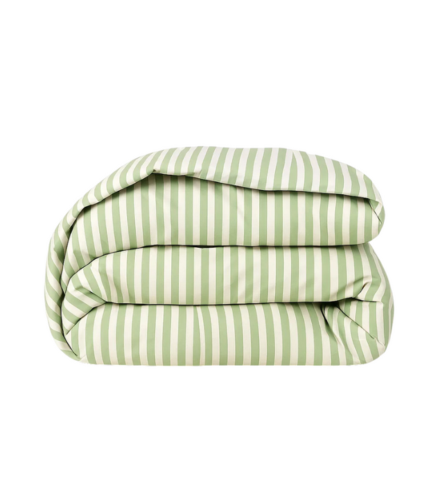 Easy Dekbed Streep - Groen