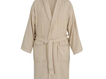 Badjas Basic Katoen - Beige