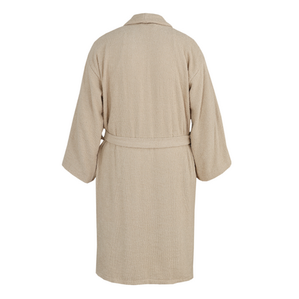 Luxe Badjas Katoen - Beige