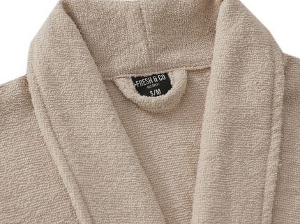 Badjas Basic Katoen - Beige