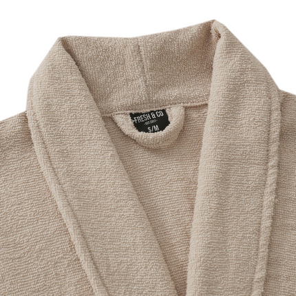 Luxe Badjas Katoen - Beige