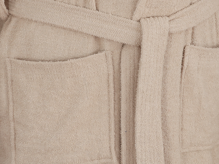 Badjas Basic Katoen - Beige