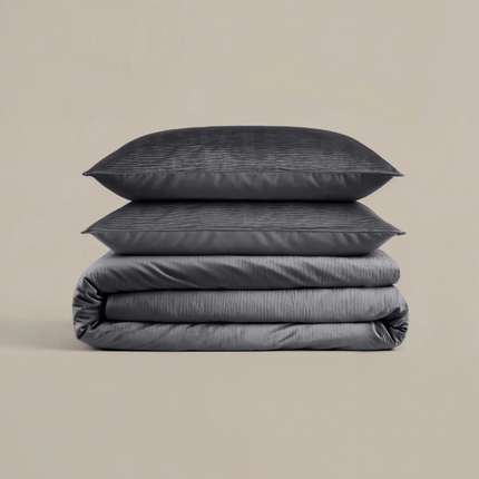 Dekbedovertrek Velvet Cartier - Antraciet