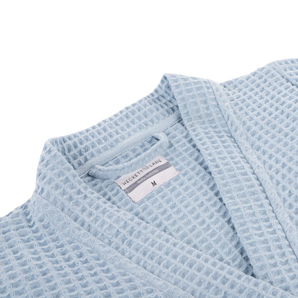Luxe Wafel Badjas - Ice Blue