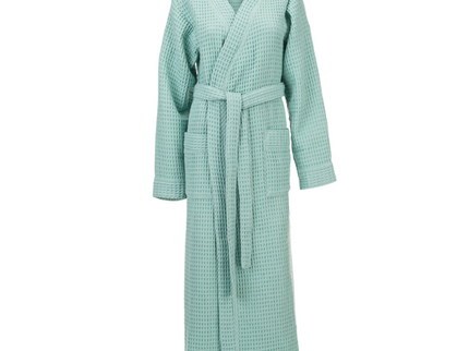 Luxe Wafel Badjas - Sea Green