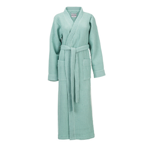 Luxe Wafel Badjas - Sea Green