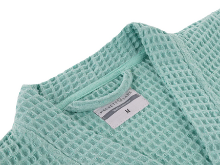 Luxe Wafel Badjas - Sea Green