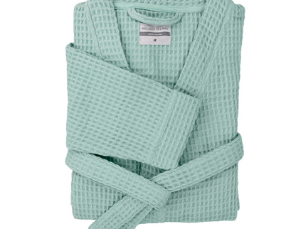 Luxe Wafel Badjas - Sea Green