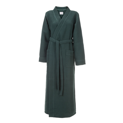 Luxe Wafel Badjas - Army Green