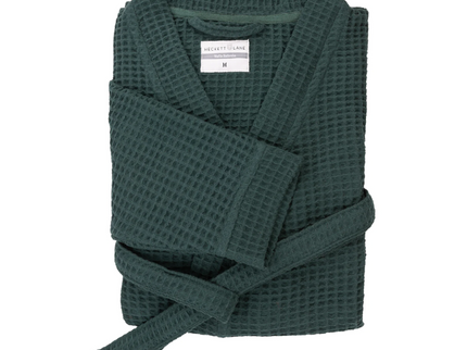 Luxe Wafel Badjas - Army Green