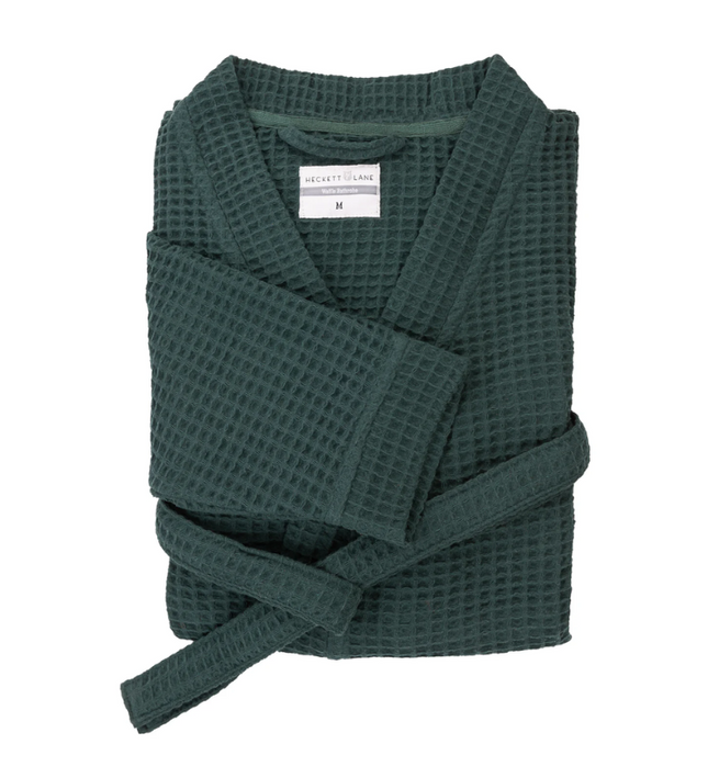 Luxe Wafel Badjas - Army Green