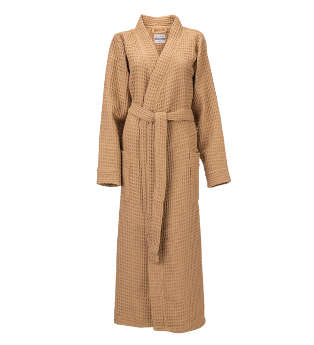 Luxe Wafel Badjas - Pale Khaki