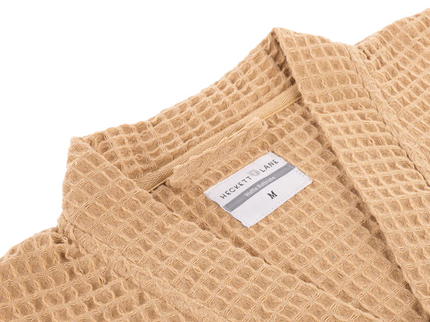 Luxe Wafel Badjas - Pale Khaki