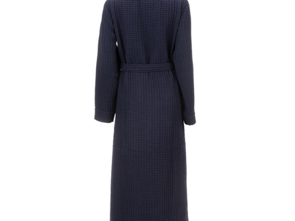Luxe Wafel Badjas - Navy Blue