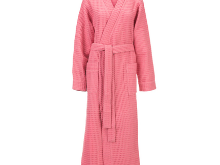 Luxe Wafel Badjas - Baby Pink
