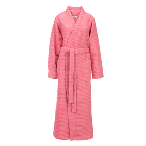 Luxe Wafel Badjas - Baby Pink