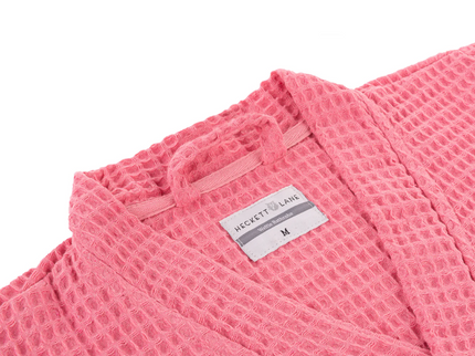 Luxe Wafel Badjas - Baby Pink