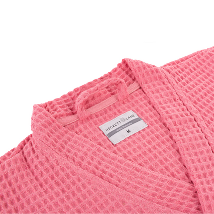 Luxe Wafel Badjas - Baby Pink