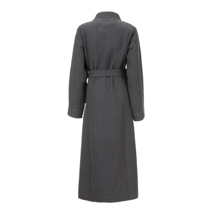 Luxe Wafel Badjas - Steel Grey
