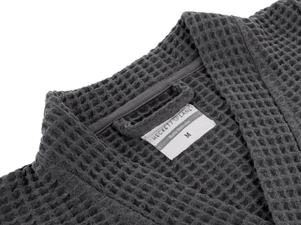 Luxe Wafel Badjas - Steel Grey