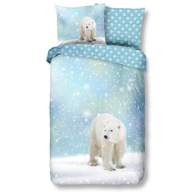 Dekbedovertrek Katoen-Flanel - Icebear