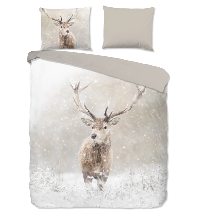 Dekbedovertrek Katoen-Flanel - Snowydeer