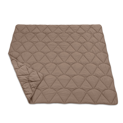 Kids Lazy Dekbed Zonder Overtrek - Velvet - Taupe/Bruin