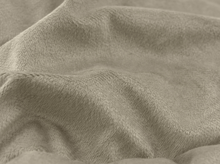 Lazy Dekbed Zonder Overtrek - Velvet - Taupe/Grijs