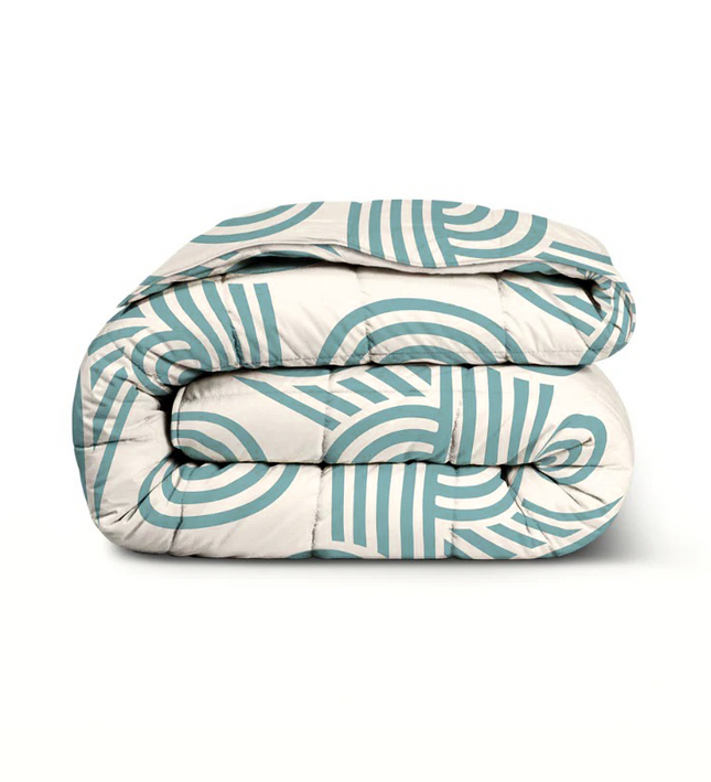 Easy Dekbed Zonder Overtrek - Curvy Lines