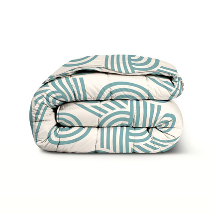 Easy Dekbed Zonder Overtrek - Curvy Lines