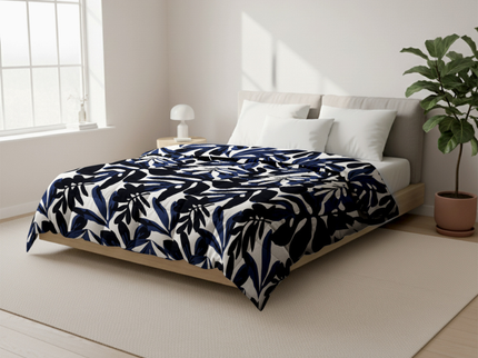 Easy Dekbed Zonder Overtrek - Painted Leafs