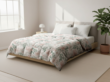 Easy Dekbed Zonder Overtrek - Pink Blossom