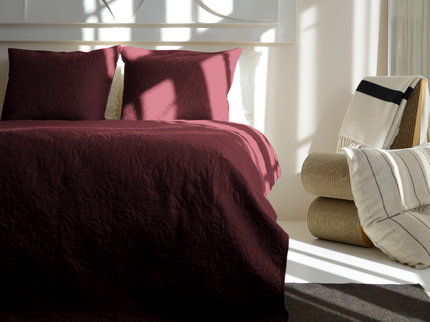 Bedsprei Flowers - Rood