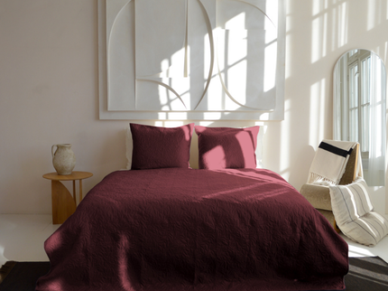 Bedsprei Flowers - Rood