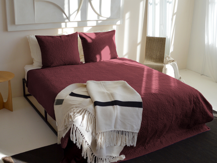 Bedsprei Flowers - Rood