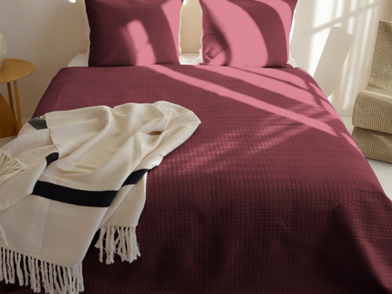 Bedsprei Rope - Rood