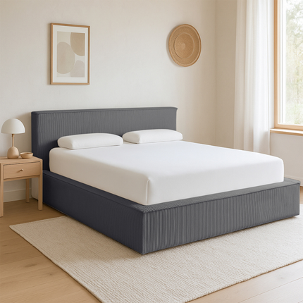 Boxspring met Opbergruimte Amour Cosy - Antraciet