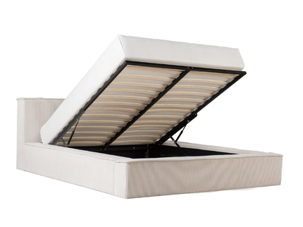 Boxspring met Opbergruimte Amour Cosy - Crème