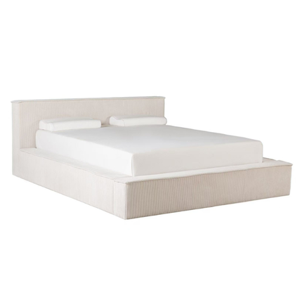 Boxspring met Opbergruimte Amour Cosy - Crème