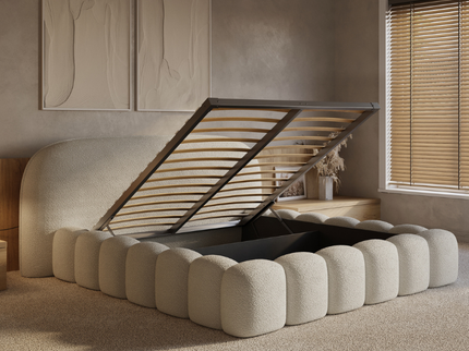 Boxspring met Opbergruimte Signature - Beige