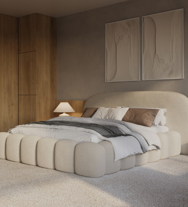 Boxspring met Opbergruimte Signature - Beige