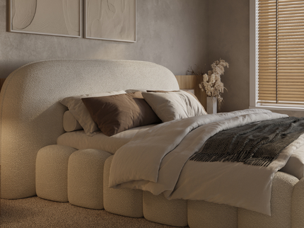 Boxspring met Opbergruimte Signature - Beige
