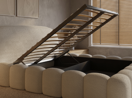 Boxspring met Opbergruimte Signature - Beige