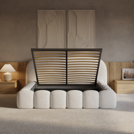 Boxspring met Opbergruimte Signature - Off-White