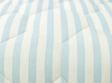 Easy Dekbed Zonder Overtrek - Streep - Blauw