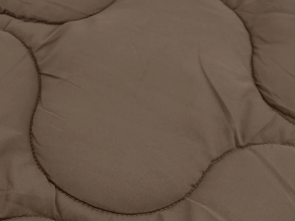 Lazy Dekbed Zonder Overtrek - Teddy - Taupe/Grijs