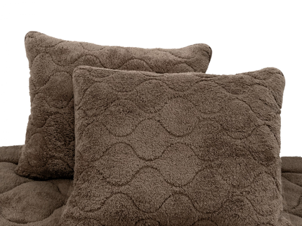 Lazy Dekbed Zonder Overtrek - Teddy - Taupe/Bruin