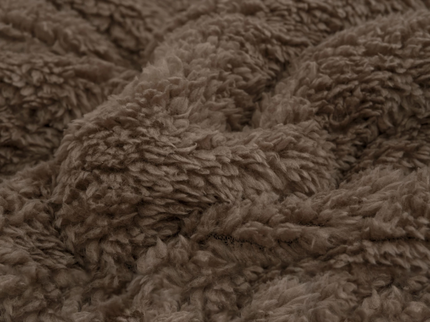 Lazy Dekbed Zonder Overtrek - Teddy - Taupe/Bruin