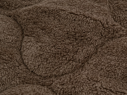 Lazy Dekbed Zonder Overtrek - Teddy - Taupe/Bruin