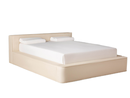Boxspring met Opbergruimte Amour Tranquility - Velvet - Crème